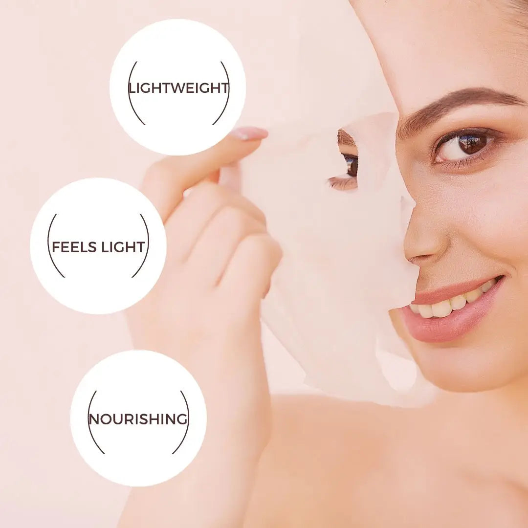 Mascarilla facial de biocolágeno