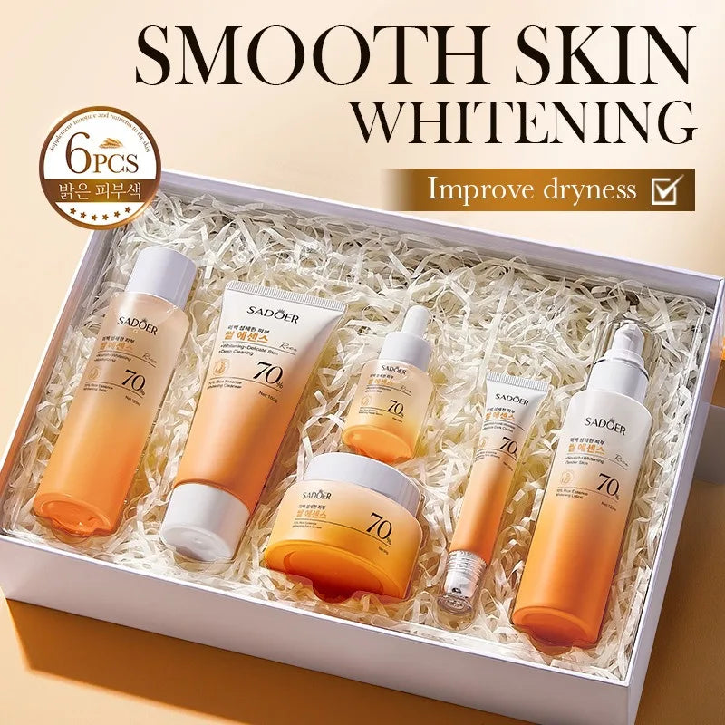 Kit facial con 70% de arroz hidratante