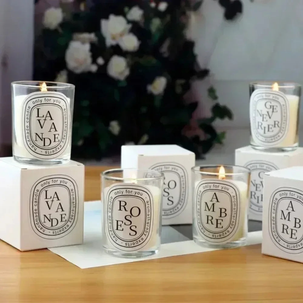 Vela Aromática Transparente Romántica