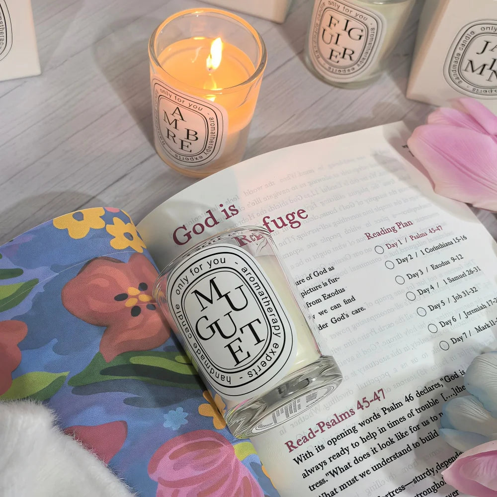 Vela Aromática Transparente Romántica